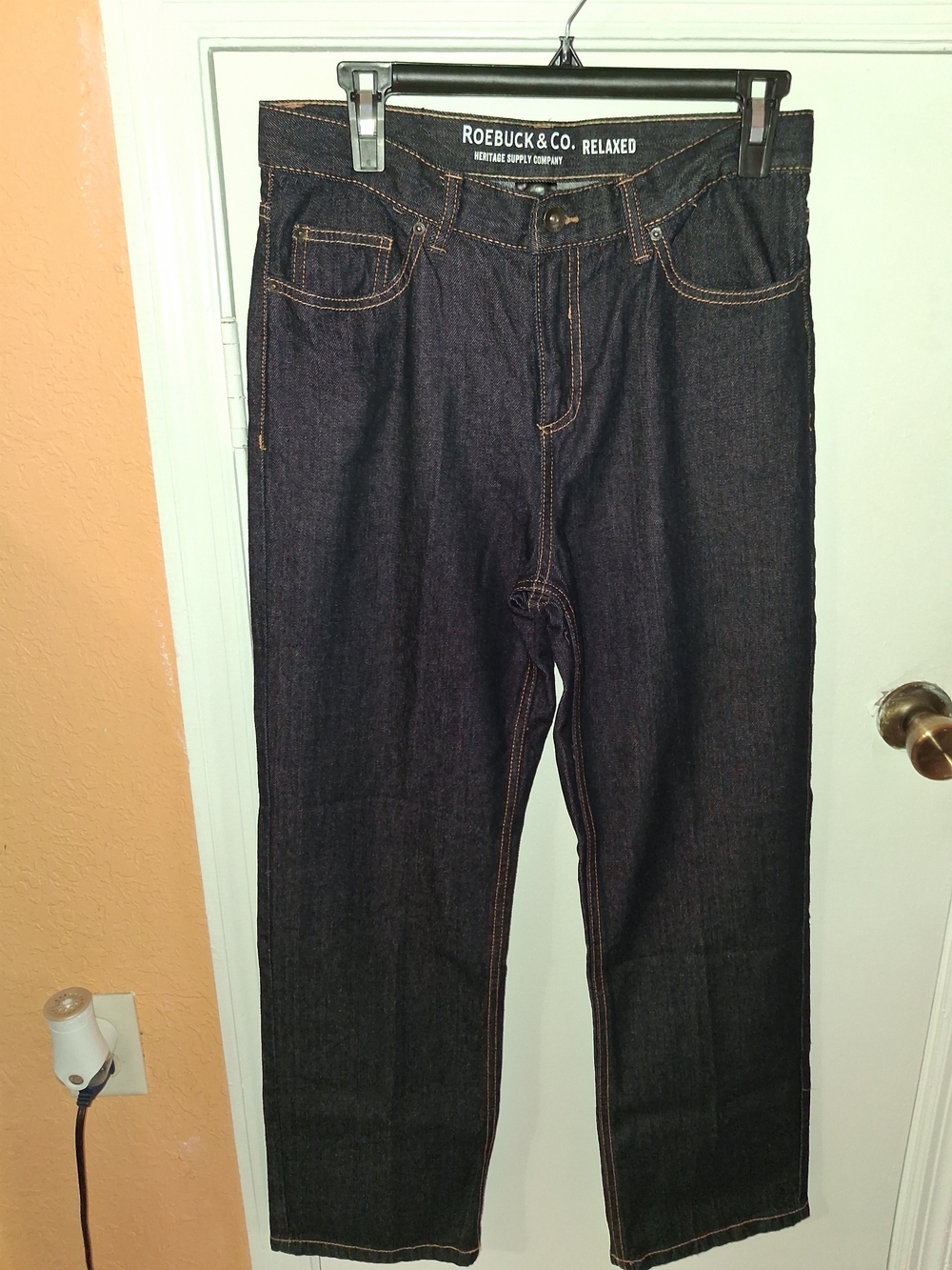 Roebuck & Co. Relaxed Fit Men’s Dark Indigo Jeans